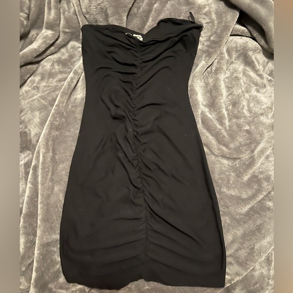 Garage Ribbed Strapless Bodycon Mini Dress - Picture 2 of 2